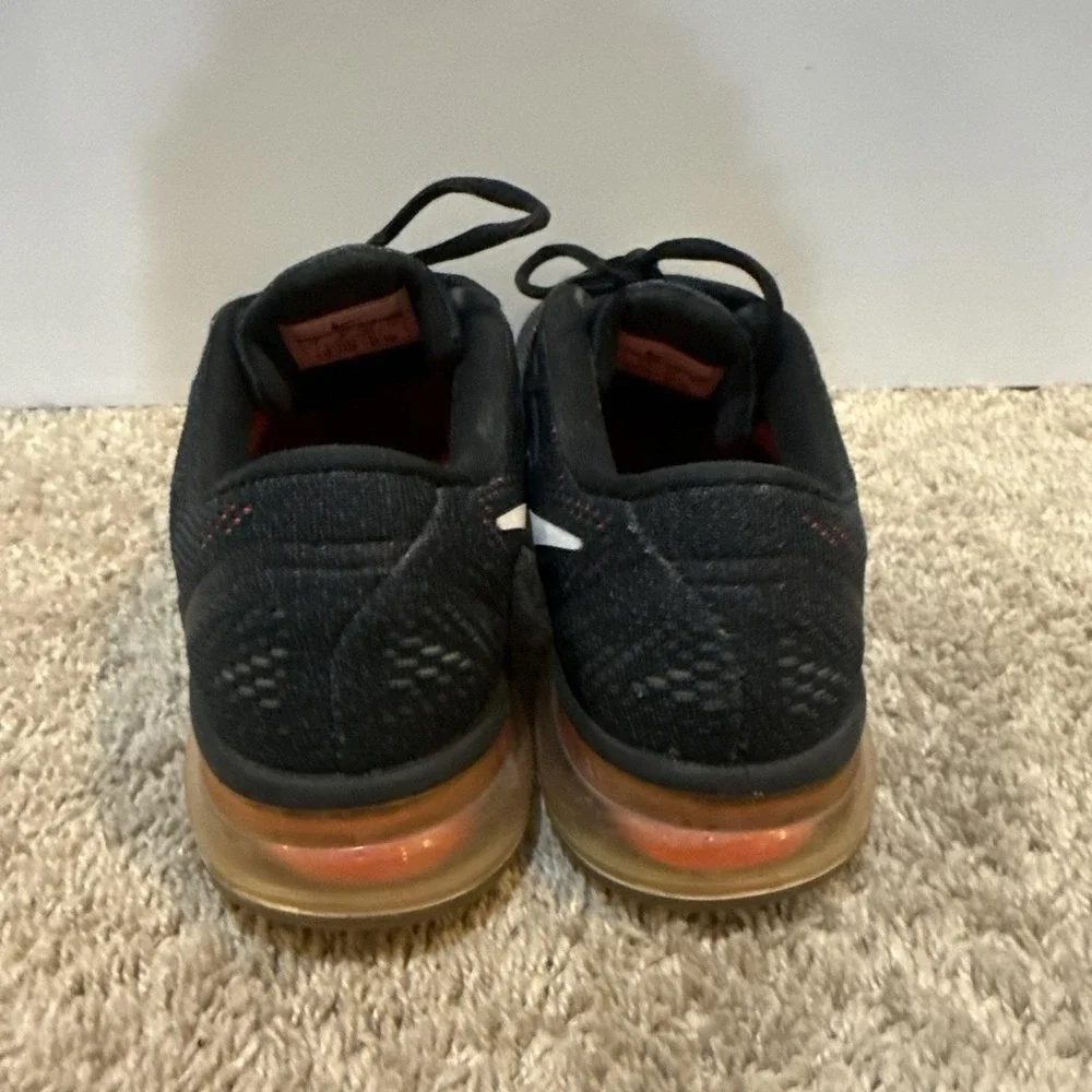 Nike Air Max 2016 Mens Running Shoes Black Red White 806771-008 Size 7 Sneaker